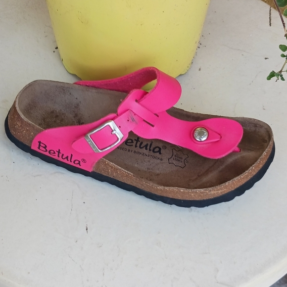 BIRKENSTOCK Betula Pink Sandals Size 5-6 - Picture 1 of 5